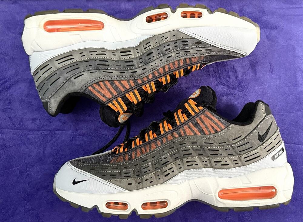 Nike Mens 11 Kim Jones x Air Max 95 Total Orange Black DD1871-001 2021 Mint Cond